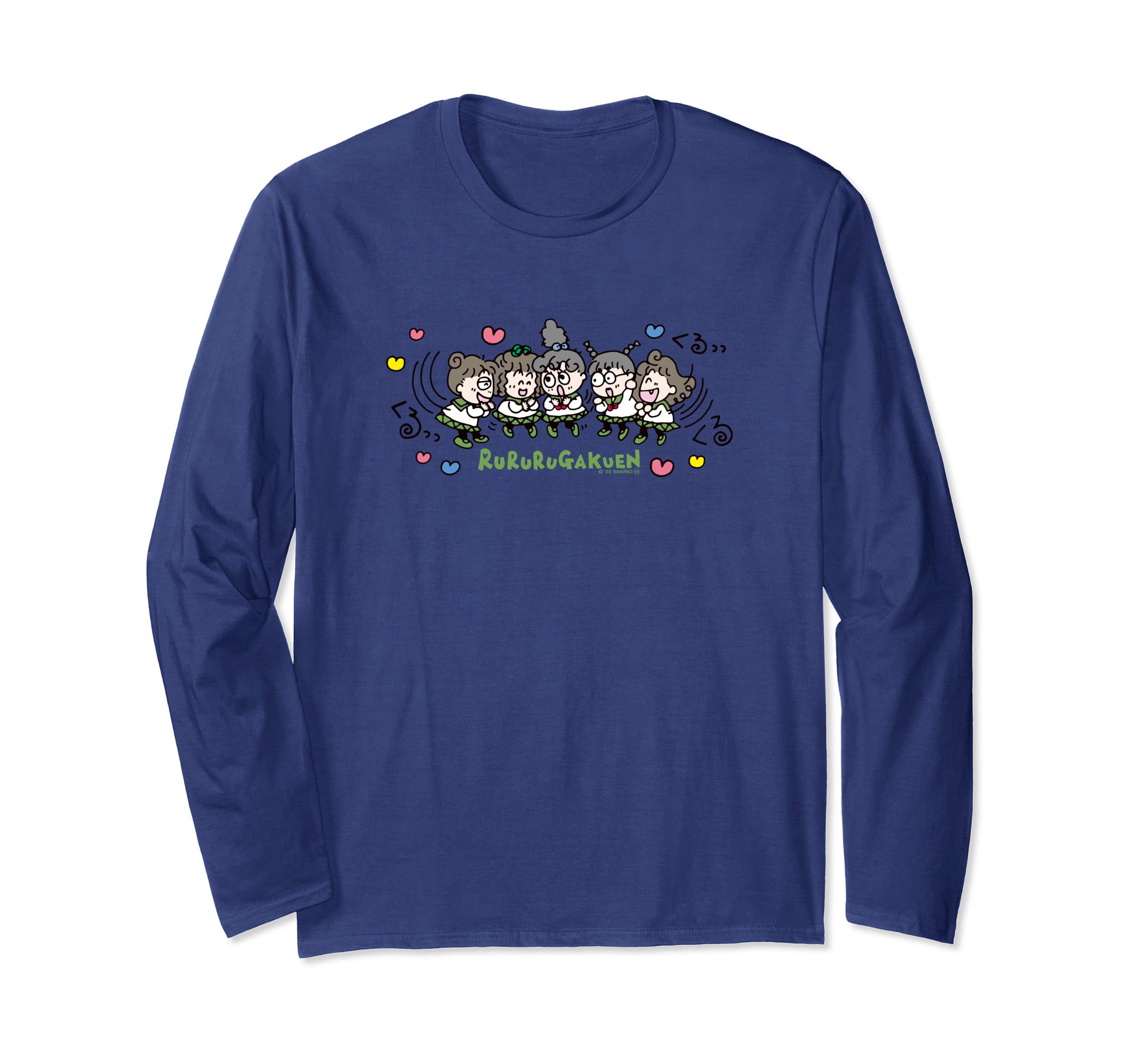 Amazon | るるる学園 くるっっ 長袖Tシャツ | Tシャツ